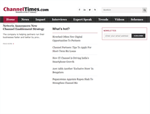 Tablet Screenshot of channeltimes.com